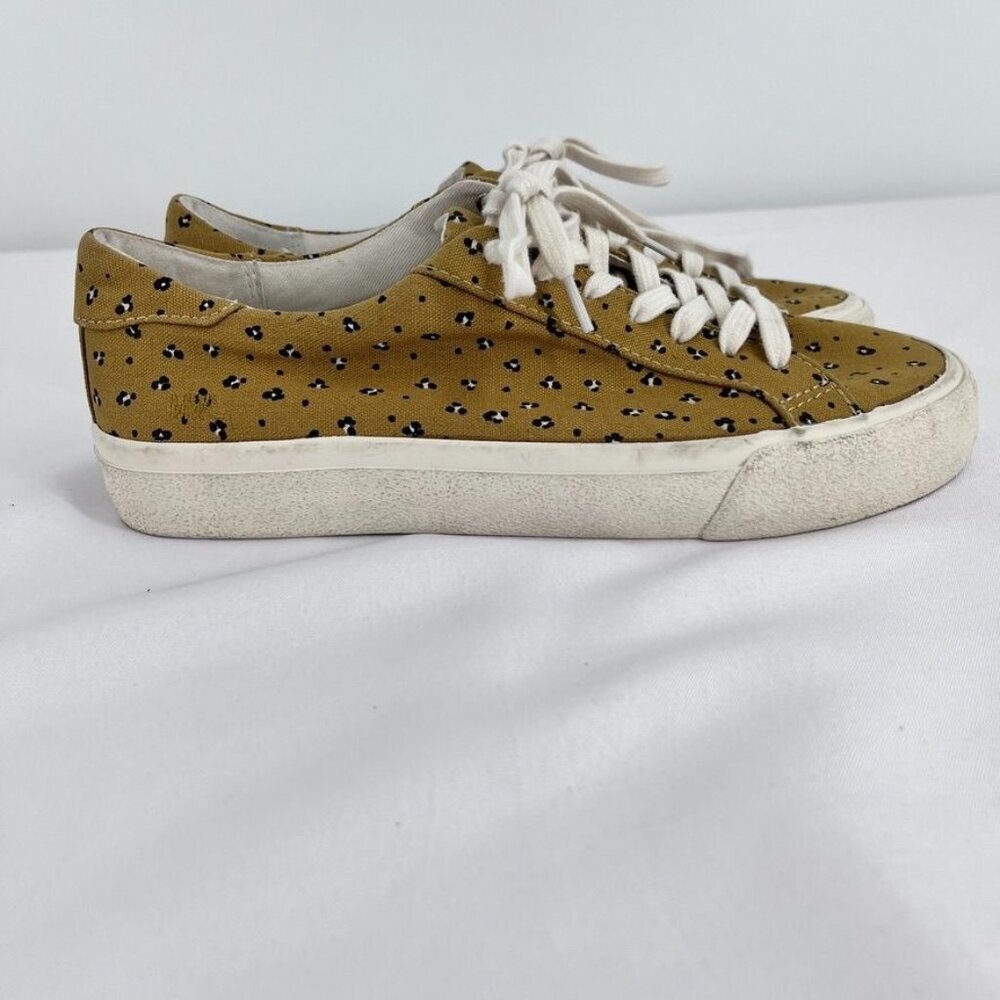 Madewell Sidewalk Sneakers Women 's Size 7.5 in Mini Leopard (Re)sourced Canvas